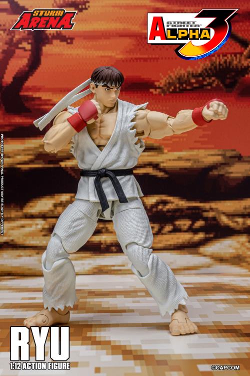 Street Fighter Alpha 3 Storm Arena Ryu 1/12 Scale Action Figure Gallery Image 5