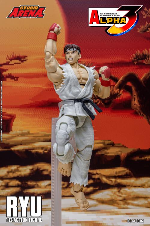 Street Fighter Alpha 3 Storm Arena Ryu 1/12 Scale Action Figure Gallery Image 10