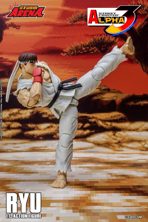 Street Fighter Alpha 3 Storm Arena Ryu 1/12 Scale Action Figure Gallery Image 6