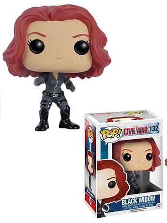 Pop! Marvel: Captain America: Civil War - Black Widow Gallery Image 2