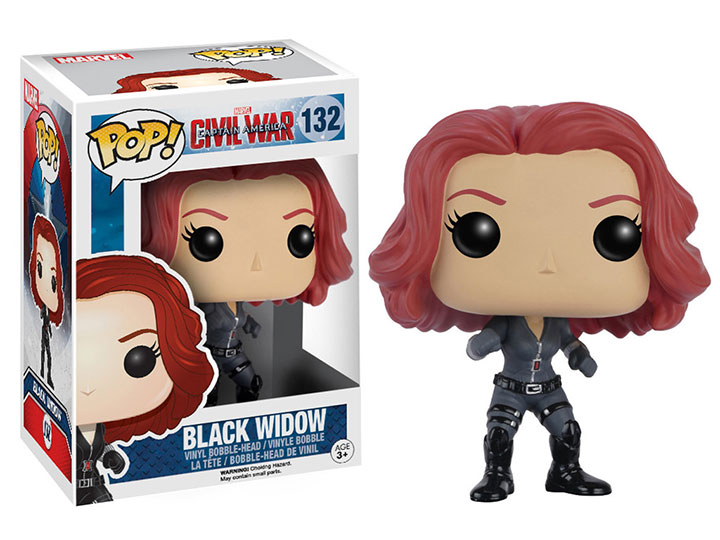 Pop! Marvel: Captain America: Civil War - Black Widow Gallery Image 1