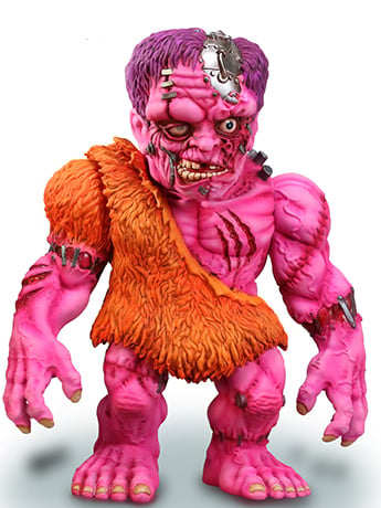 Planet-X Asia Art Sofubi Pink Franky Soft Vinyl Figure