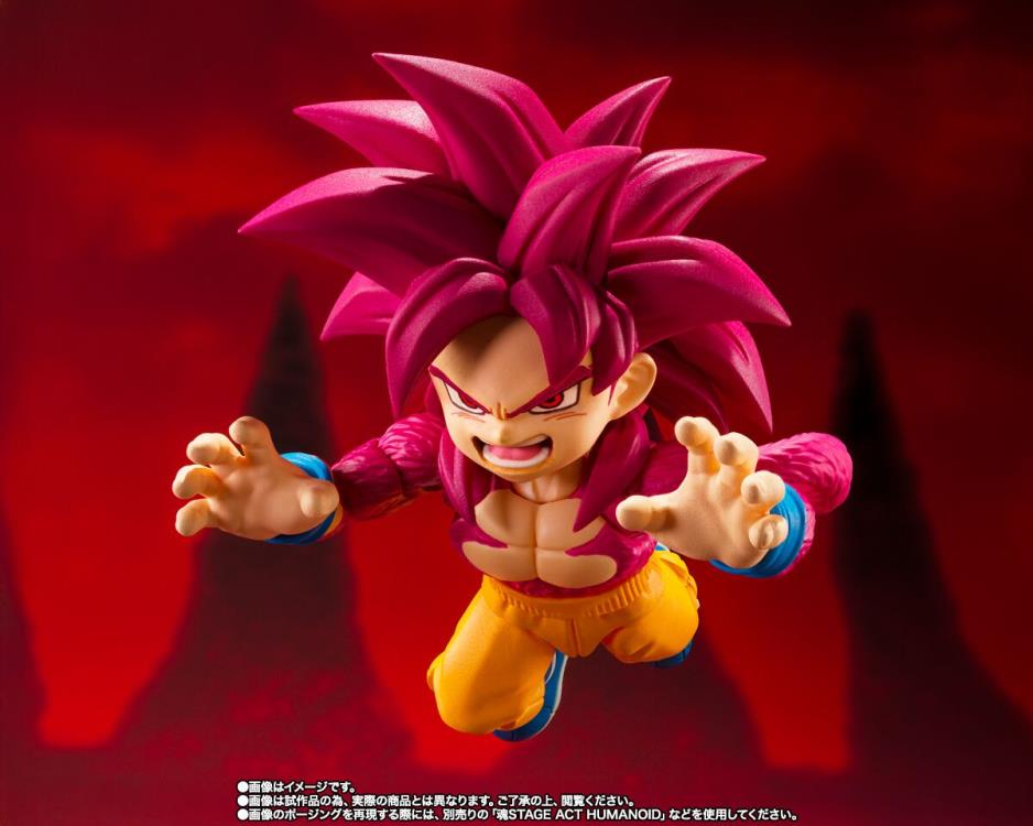 Dragon Ball Daima S.H.Figuarts Super Saiyan 4 Goku (Mini) Exclusive Action Figure Gallery Image 8