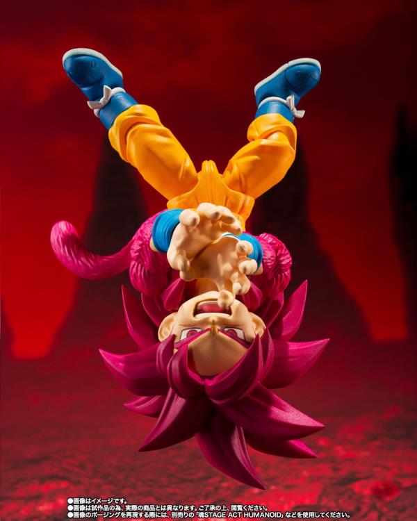 Dragon Ball Daima S.H.Figuarts Super Saiyan 4 Goku (Mini) Exclusive Action Figure Gallery Image 6