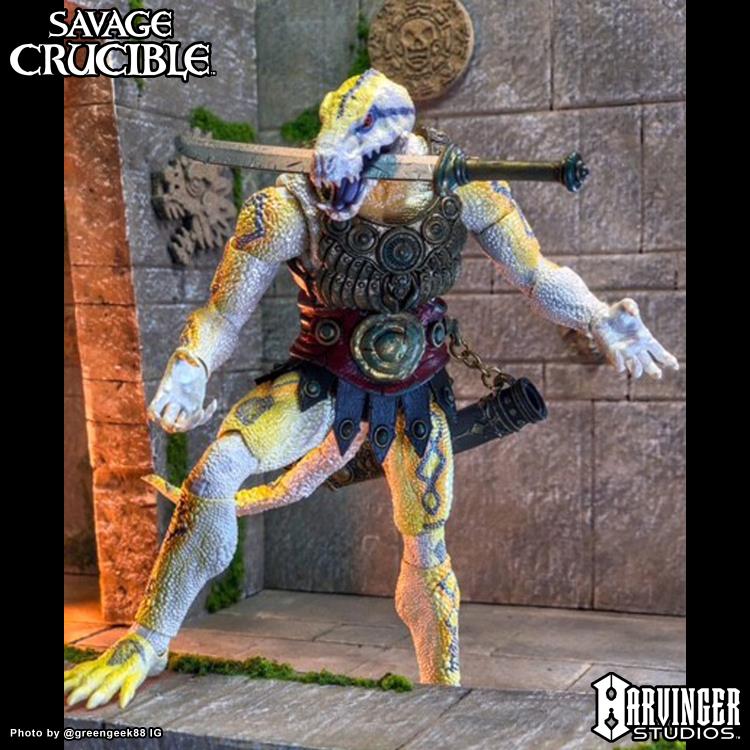 Savage Crucible Shield of D'Zaera Action Figure
