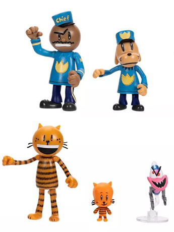 Dog Man 2.5-Inch Scale Figure Multipack Gallery Image 2