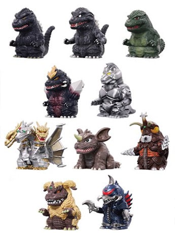 Godzilla Sofvi Puppet Mascot Vol. 3 Box of 10 Random Figures