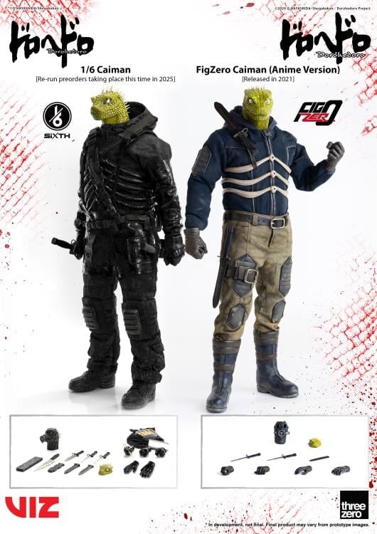 threezero dorohedoro カイマンフィギュア Dorohedoro SiXTH Caiman 1/6 Scale Action Figure (Reissue)