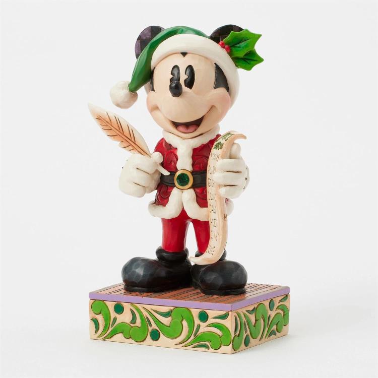 Mickey Mouse Disney Traditions Twenty Years of Magic Santa Mickey with List (Jim Shore) Gallery Image 3
