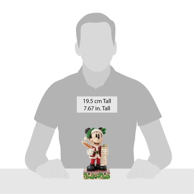 Mickey Mouse Disney Traditions Twenty Years of Magic Santa Mickey with List (Jim Shore) Gallery Image 6