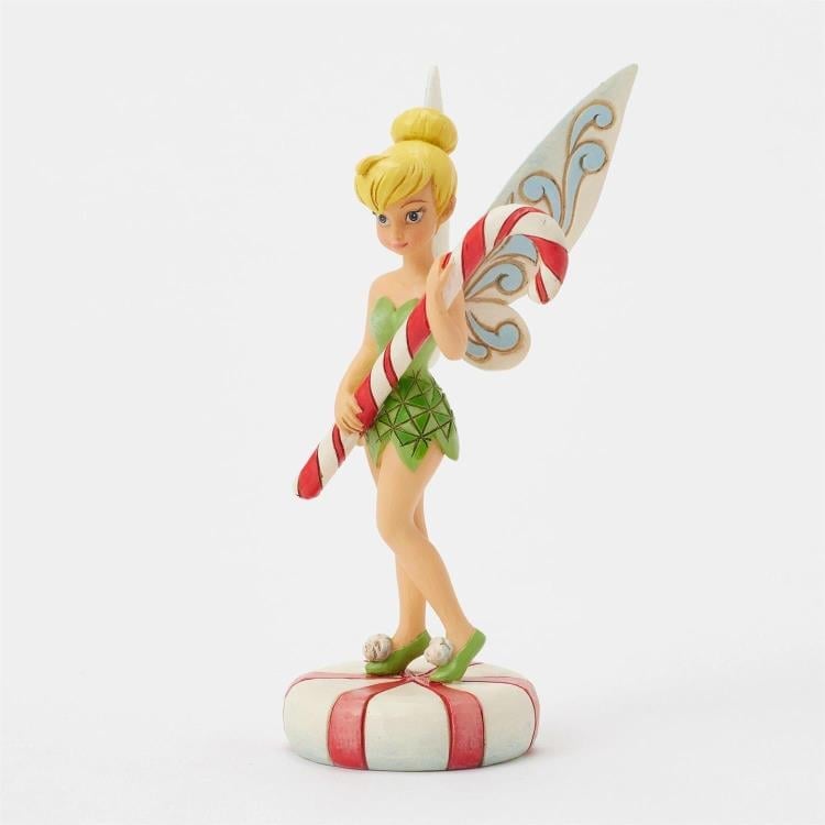 Peter Pan Disney Traditions Peppermint Pixie Tinker Bell Candy Cane (Jim Shore) Gallery Image 4