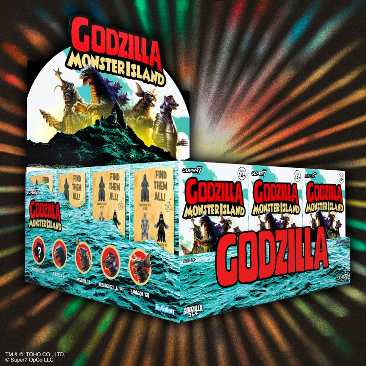 Toho ReAction Blind Box Wave 07 Godzilla Monster Island Box of 12 Random Figures Gallery Image 8
