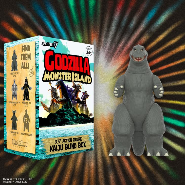 Toho ReAction Blind Box Wave 07 Godzilla Monster Island Box of 12 Random Figures Gallery Image 3