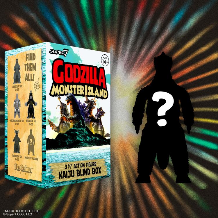 Toho ReAction Blind Box Wave 07 Godzilla Monster Island Box of 12 Random Figures Gallery Image 7