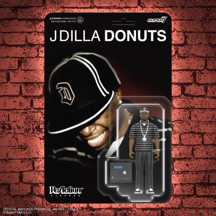 J Dilla ReAction J Dilla (Donuts - Smile Album Cover) Action Figure