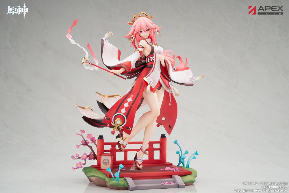 Genshin Impact Yae Miko (Astute Amusement Ver.) 1/7 Scale Figure (With Bonus) Gallery Image 15