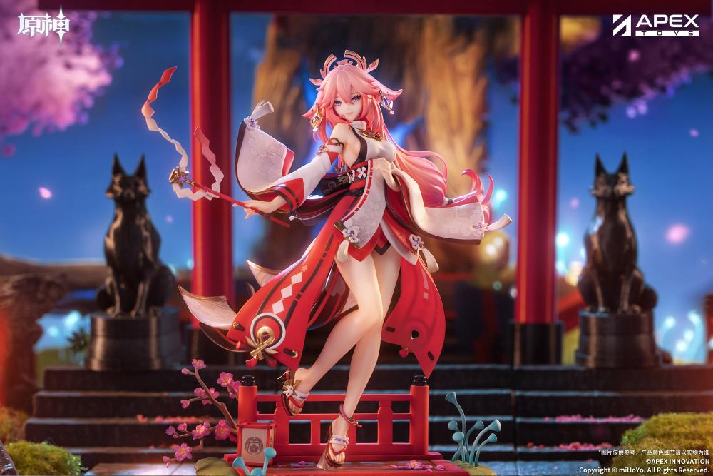 Genshin Impact Yae Miko (Astute Amusement Ver.) 1/7 Scale Figure (With Bonus) Gallery Image 4
