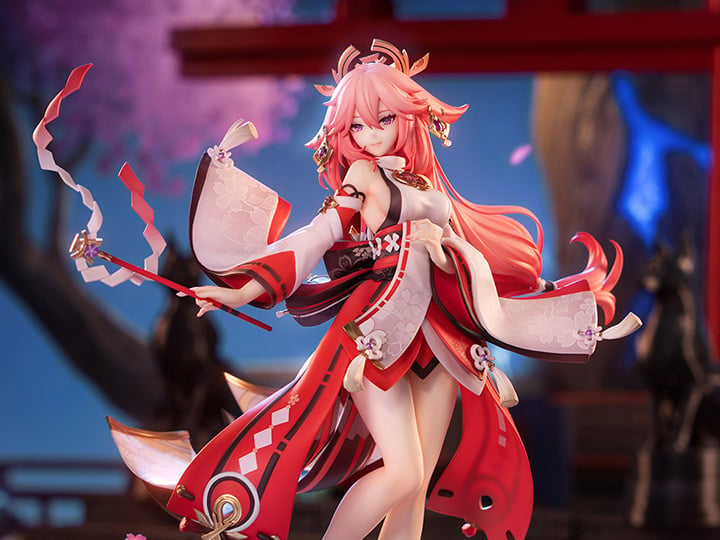 Genshin Impact Yae Miko (Astute Amusement Ver.) 1/7 Scale Figure (With Bonus) Gallery Image 1