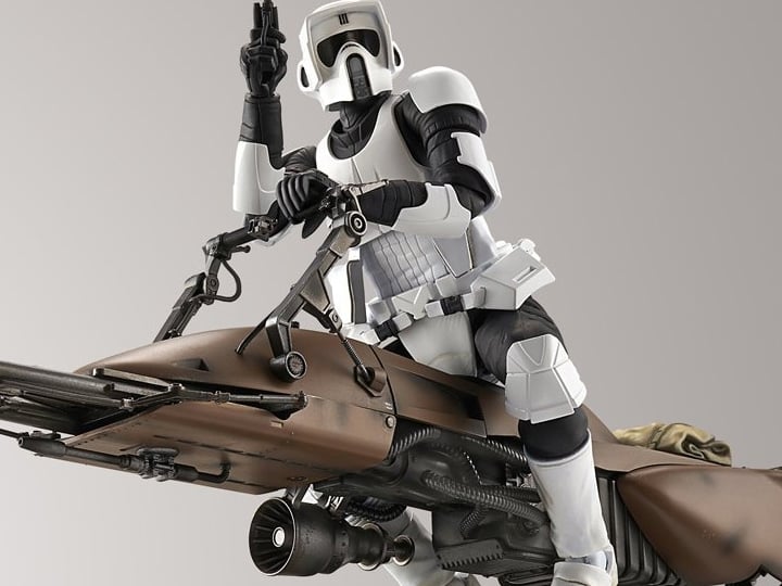 Star Wars: Return of the Jedi Scout Trooper & Speeder Bike 1/12
