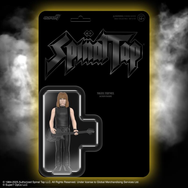 Spinal Tap ReAction Nigel Tufnel (None More Black Ver.) Action Figure Gallery Image 6