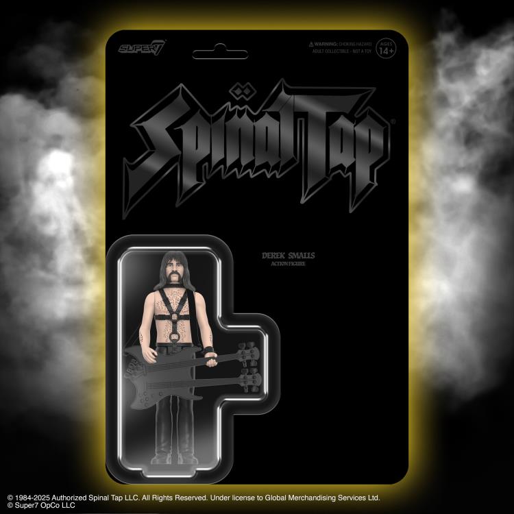 Spinal Tap ReAction Derek Smalls (None More Black Ver.) Action Figure Gallery Image 6