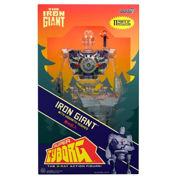 The Iron Giant Super Cyborg Iron Giant (Clear Ver.) with Hogarth Hughes Gallery Image 11