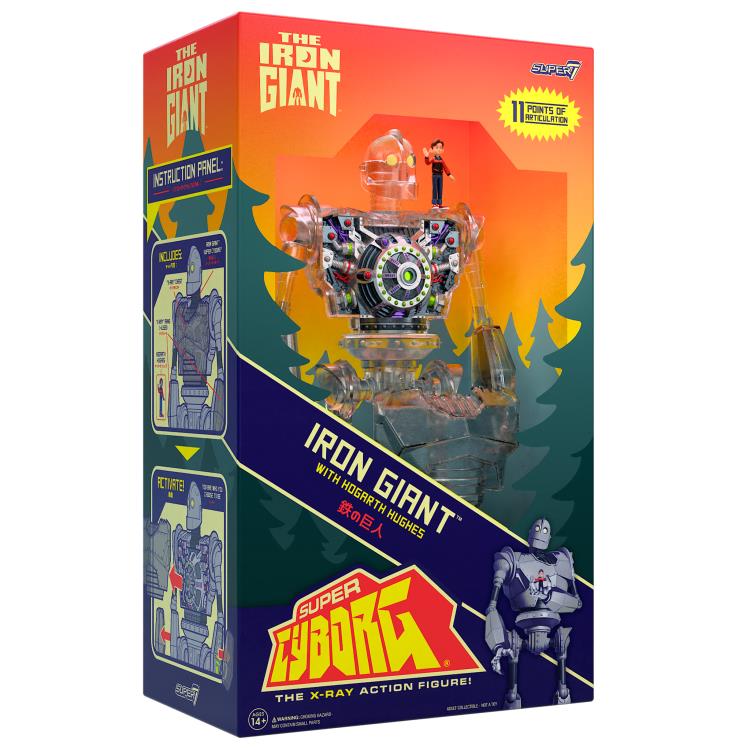 The Iron Giant Super Cyborg Iron Giant (Clear Ver.) with Hogarth Hughes Gallery Image 12