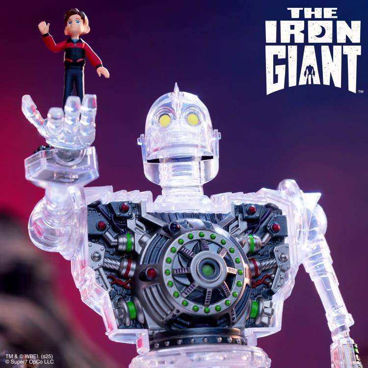 The Iron Giant Super Cyborg Iron Giant (Clear Ver.) with Hogarth Hughes Gallery Image 5