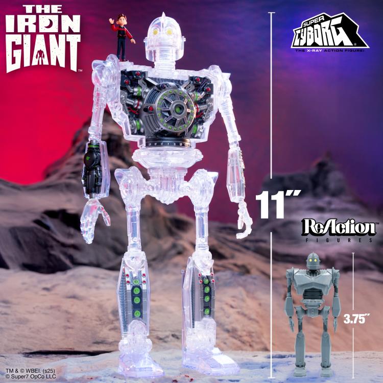 The Iron Giant Super Cyborg Iron Giant (Clear Ver.) with Hogarth Hughes Gallery Image 6
