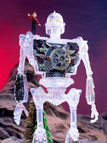 The Iron Giant Super Cyborg Iron Giant (Clear Ver.) with Hogarth Hughes Gallery Image 2