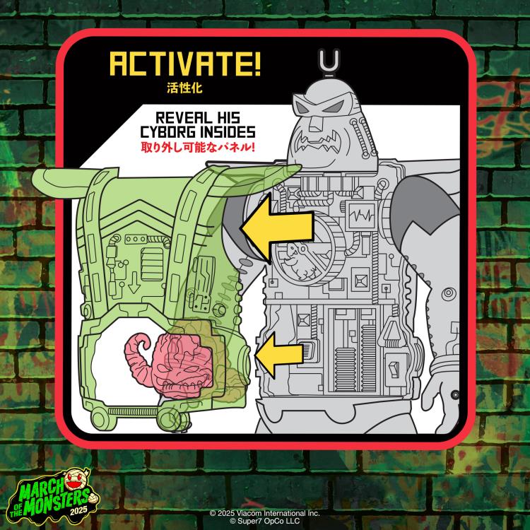 メガ・ニュートリション スーパー・ヘルスをめざして リチャード・カニン Teenage Mutant Ninja Turtles Super Cyborg Krang Android (Clear Ver.)