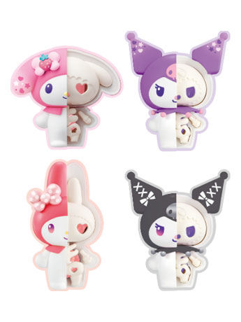 Sanrio Kaitai Puzzle Fantasy Sanrio Characters My Melody & Kuromi Boxed Set of 4 3D Puzzles Gallery Image 2