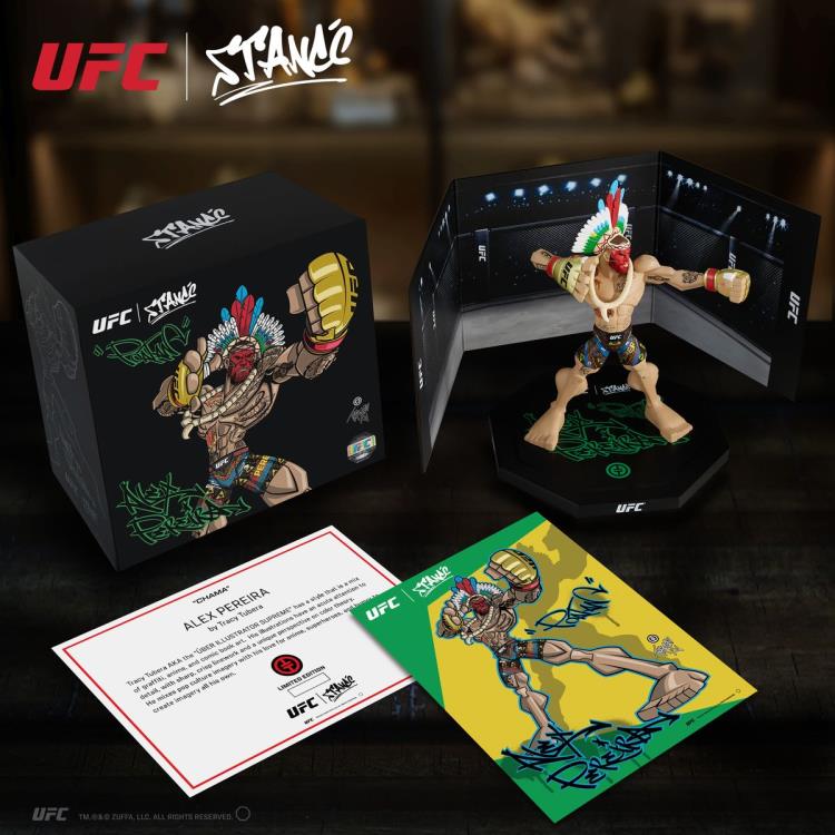 UFC Alex Pereira Bow & Arrow Tribal Pose Limited Edition Figure Gallery Image 8