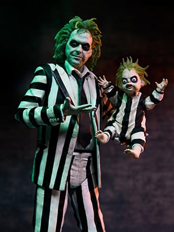 Beetlejuice Beetlejuice Ultimate "Striped Suit" Beetlejuice Action Figure Gallery Image 2