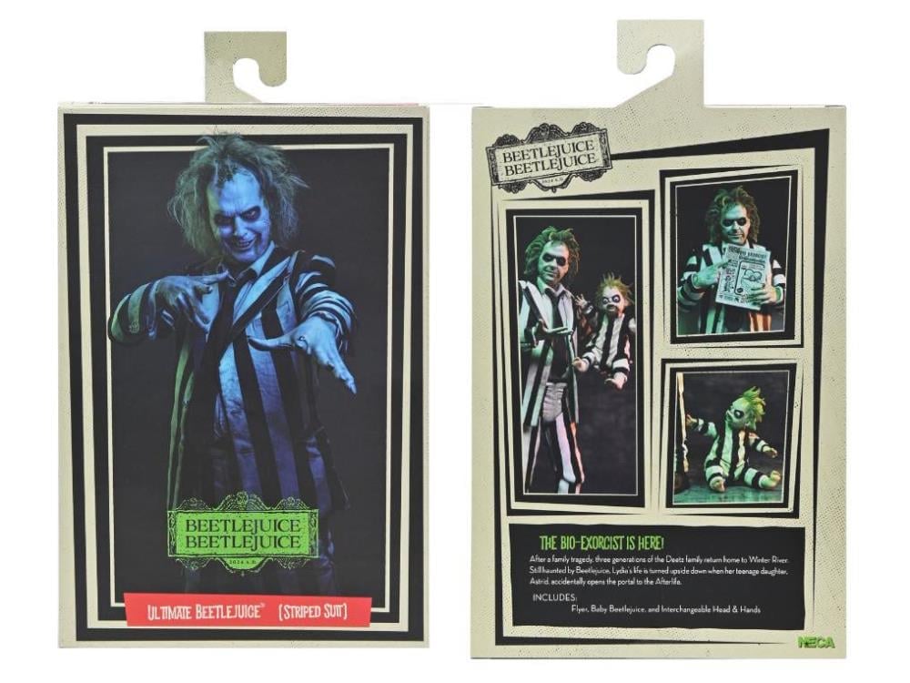 Beetlejuice Beetlejuice Ultimate "Striped Suit" Beetlejuice Action Figure Gallery Image 12