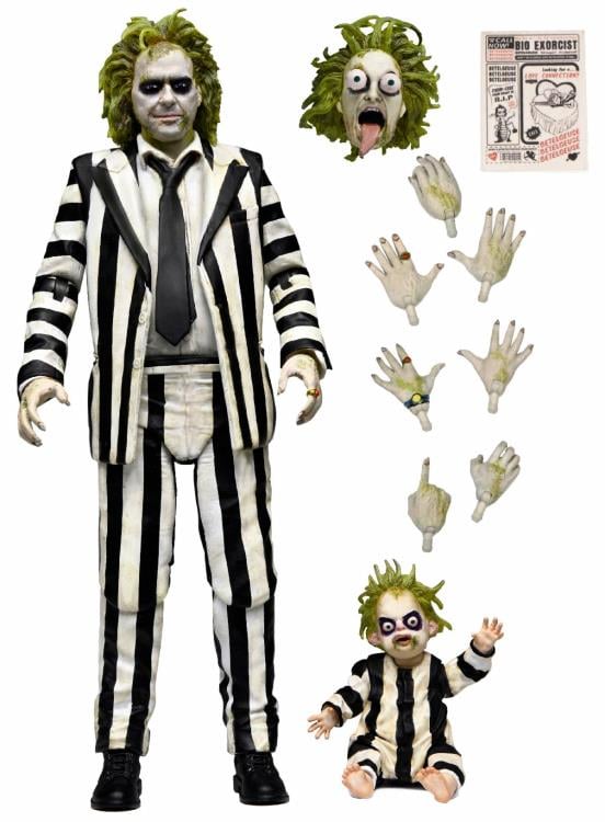 Beetlejuice Beetlejuice Ultimate "Striped Suit" Beetlejuice Action Figure Gallery Image 10