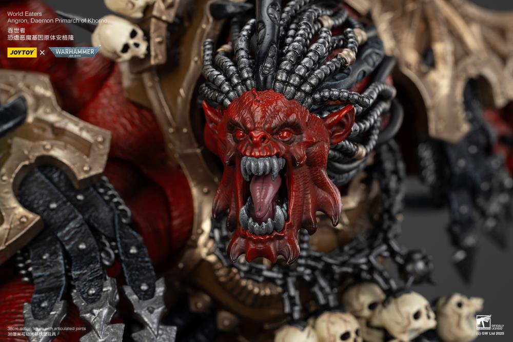 Warhammer 40K World Eaters Angron, Daemon Primarch of Khorne 1/18 Scale Action Figure Gallery Image 10