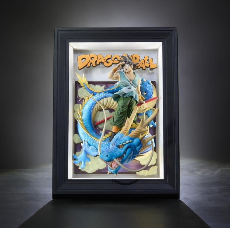 Dragon Ball Tamashii Art Goku and Dragon 3D Wall Art Gallery Image 3