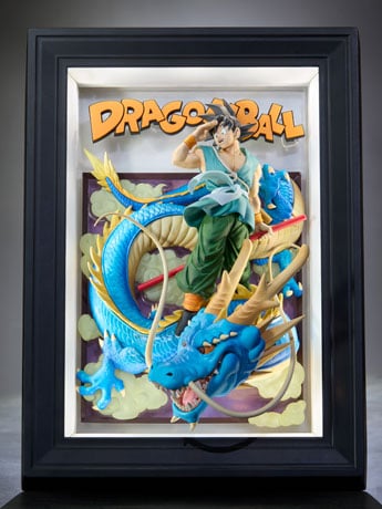 Dragon Ball Tamashii Art Goku and Dragon 3D Wall Art Gallery Image 2