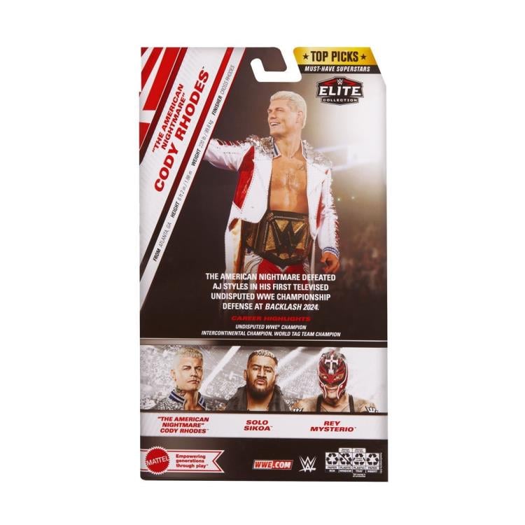 WWE Elite Collection Top Picks 2025 Cody Rhodes Action Figure Gallery Image 9