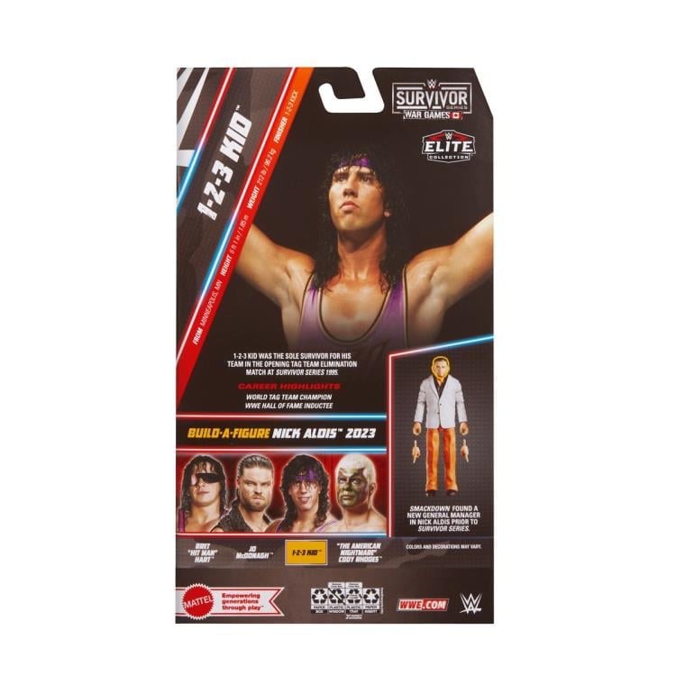 WWE Survivor Series Elite Collection 1-2-3 Kid (Nick Aldis BAF) Gallery Image 9