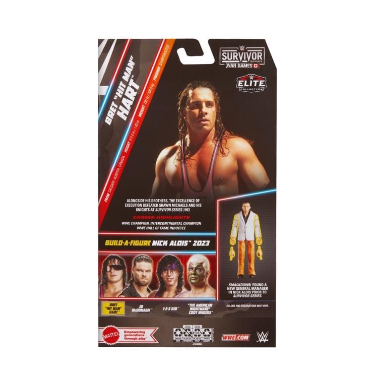 WWE Survivor Series Elite Collection Bret Hart (Nick Aldis BAF) Gallery Image 9