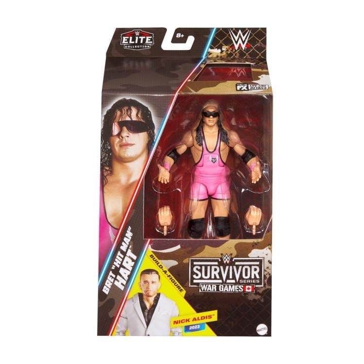 WWE Survivor Series Elite Collection Bret Hart (Nick Aldis BAF) Gallery Image 8