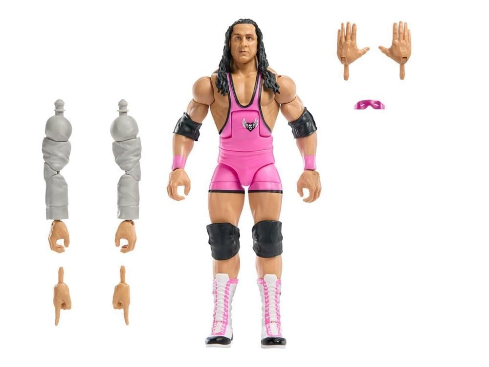 WWE Survivor Series Elite Collection Bret Hart (Nick Aldis BAF) Gallery Image 7