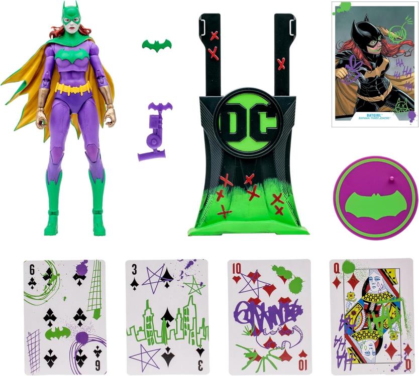 Batman: Three Jokers DC Multiverse Gold Label Batgirl (Jokerized) Exclusive Action Figure Gallery Image 10