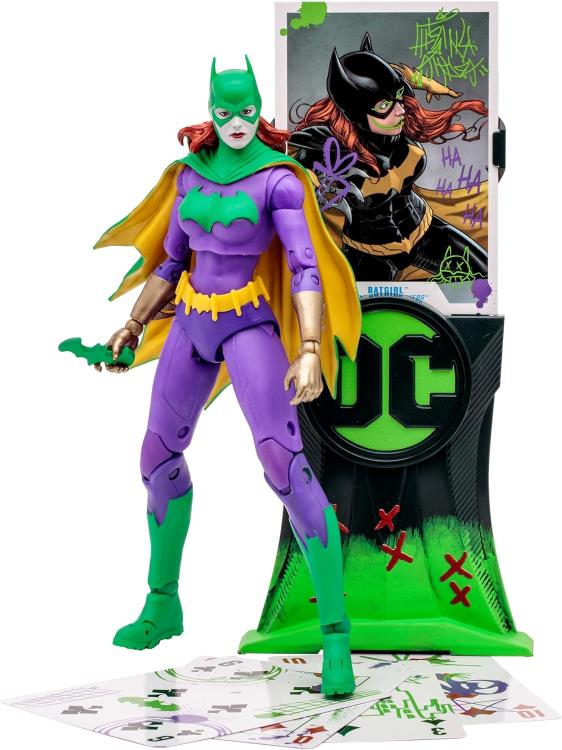 Batman: Three Jokers DC Multiverse Gold Label Batgirl (Jokerized) Exclusive Action Figure Gallery Image 9