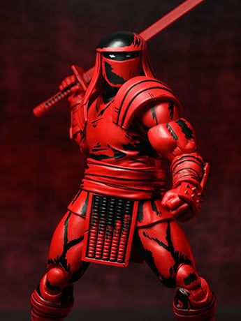 Teenage Mutant Ninja Turtles Foot Enforcer (Red & Black Variant) (Mirage Comics) Action Figure Gallery Image 2