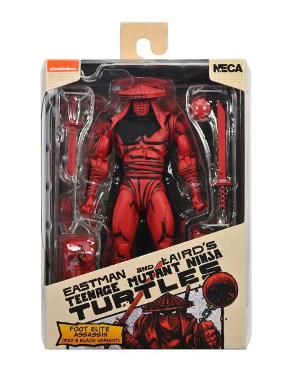 Teenage Mutant Ninja Turtles Foot Elite Assassin (Red & Black Variant) (Mirage Comics) Action Figure Gallery Image 9