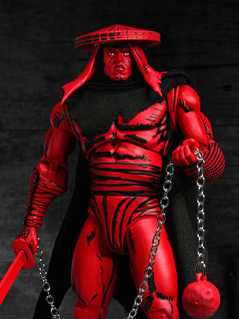 Teenage Mutant Ninja Turtles Foot Elite Assassin (Red & Black Variant) (Mirage Comics) Action Figure Gallery Image 2
