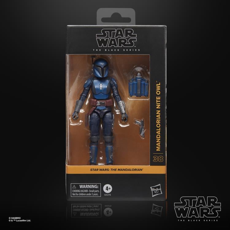 Star Wars: The Black Series Mandalorian Nite Owl (The Mandalorian) Exclusive Action Figure Gallery Image 8